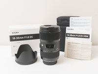 Sigma 18-35mm F1.8 DC HSM Art Lens for Nikon F ~As New Condition