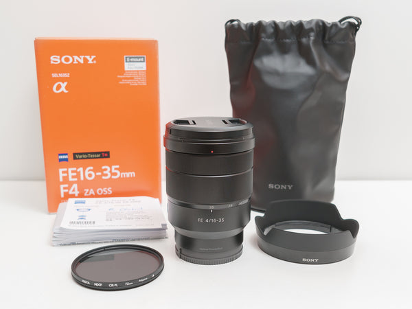 Sony FE 16-35mm F4 ZA OSS Vario-Tessar T* Lens ~Close to new Condition