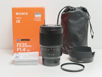 Sony FE 35mm F1.4 ZA Distagon T* Full-frame Lens ~Excellent Condition