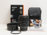 Sony FE 85mm F1.4 G Master Full-frame Lens ~Excellent Condition